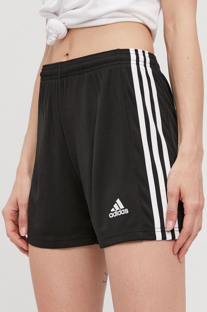 Шорти adidas Performance GN5780 жіночі колір чорний гладкі