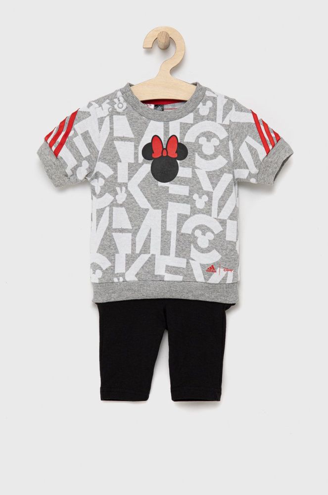 Дитячий комплект adidas Performance Disney HA6599 колір сірий