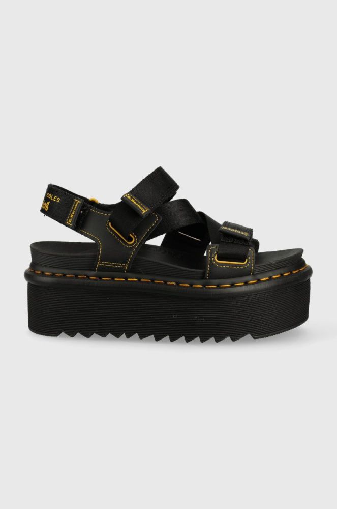 Сандалі Dr. Martens жіночі колір чорний на платформі DM27351001.Kimber-Black.Webb