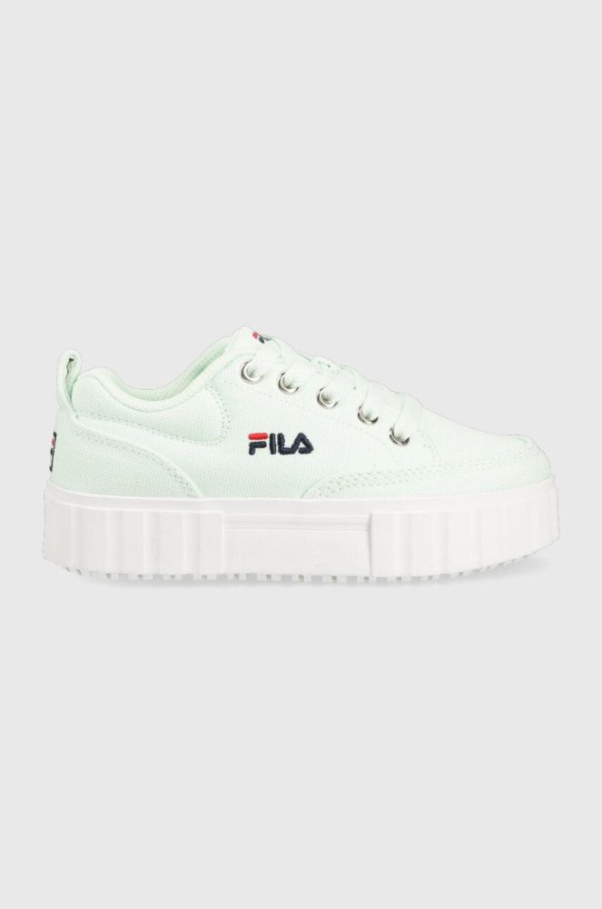 Дитячі кеди Fila колір бірюзовий (3080696)