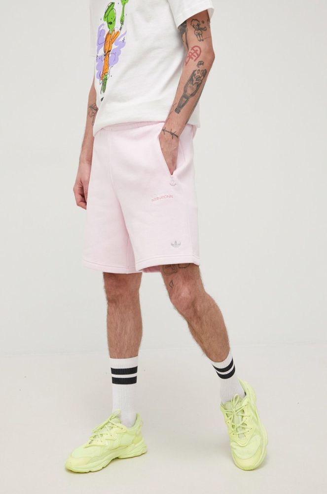 Шорти adidas Originals HF4901 чоловічі колір рожевий