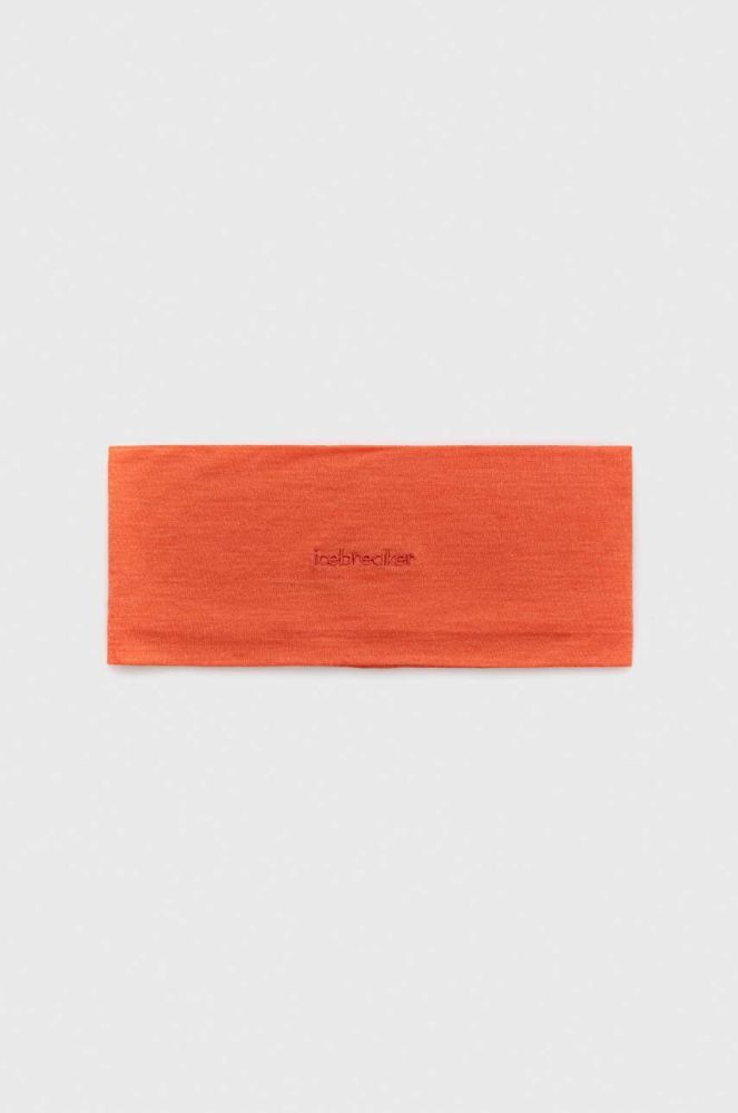 Пов'язка на голову Icebreaker Cool-Lite Merino колір помаранчевий