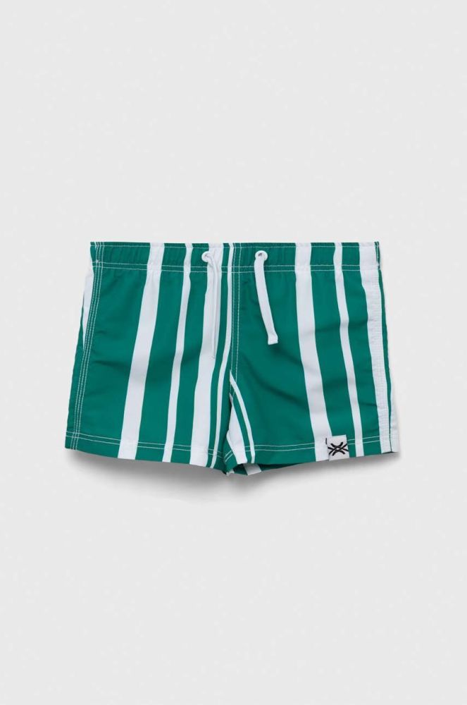 Дитячі шорти для плавання United Colors of Benetton колір зелений (3278713)