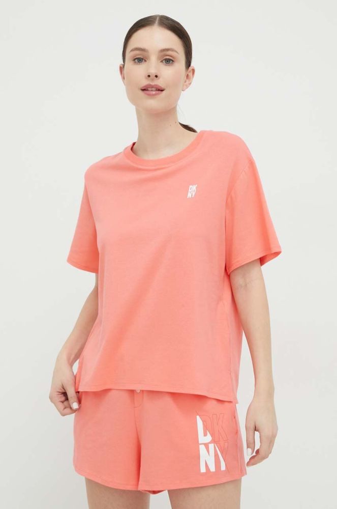 Піжама Dkny жіноча колір помаранчевий (3051051)