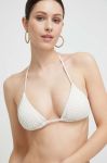 Купальний бюстгальтер Twinset колір білий злегка ущільнена чашечка (3257406)