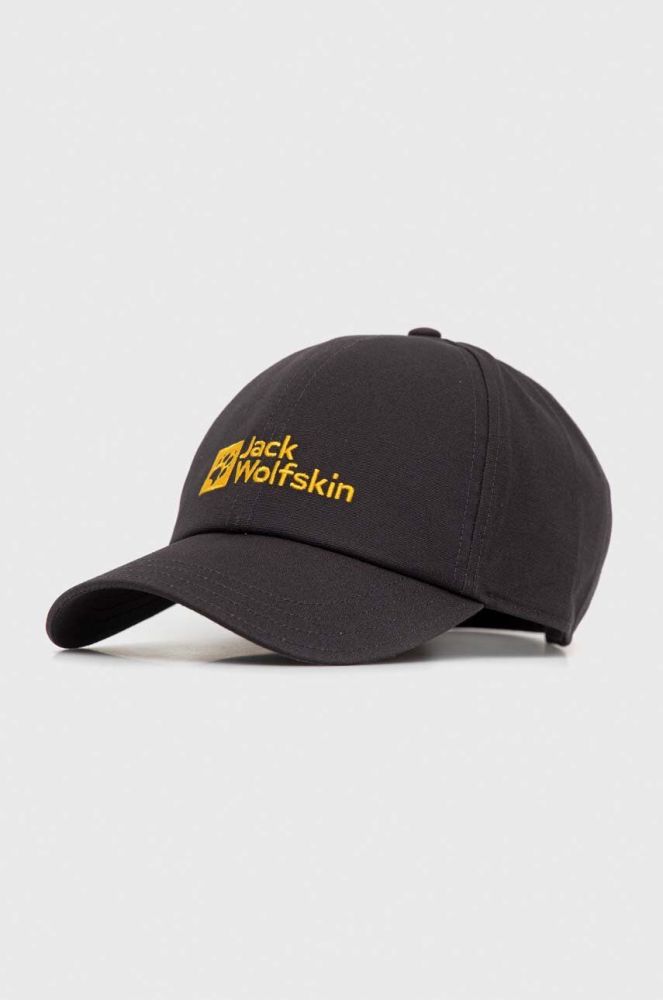 Кепка Jack Wolfskin колір сірий з аплікацією (3153075)