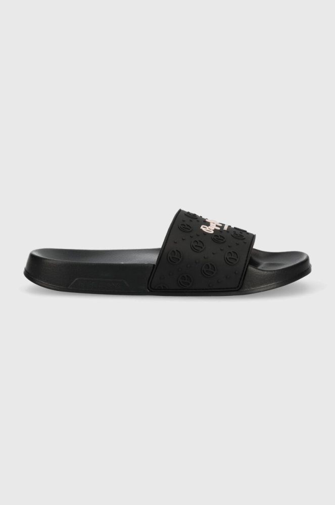 Шльопанці Pepe Jeans SLIDER жіночі колір чорний PLS70126