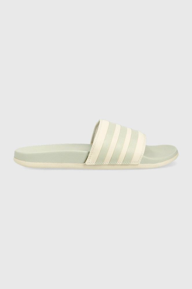 Шльопанці adidas жіночі колір зелений
