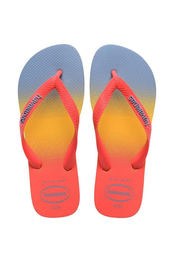 В'єтнамки Havaianas TOP FASHION жіночі колір помаранчевий на плоскому ходу 4137258.0776