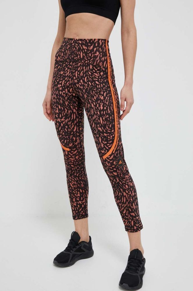 Легінси для бігу adidas by Stella McCartney TruePace колір чорний візерунок (3217874)