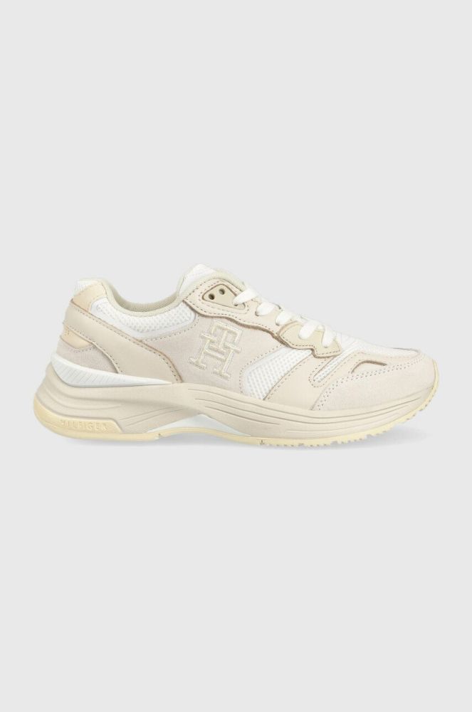 Кросівки Tommy Hilfiger MODERN PREP RUNNER колір бежевий