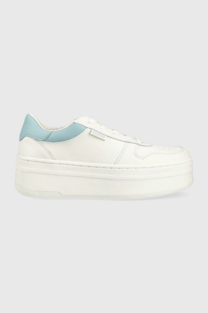 Шкіряні кросівки Guess LIFET колір білий FL6LIF LEA12