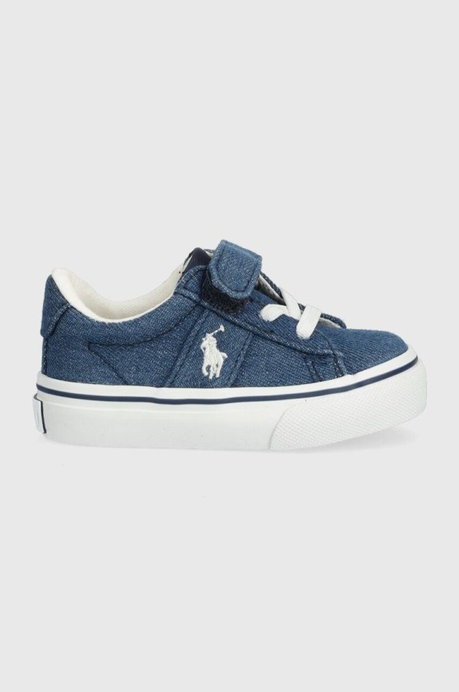 Дитячі кеди Polo Ralph Lauren колір блакитний (3198345)