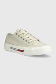 Кеди Tommy Jeans LACE UP CANVAS COLOR чоловічі колір сірий (2977682)