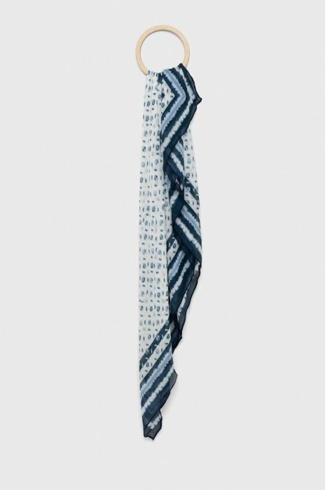 Хустка Pepe Jeans Жіноча візерунок колір блакитний