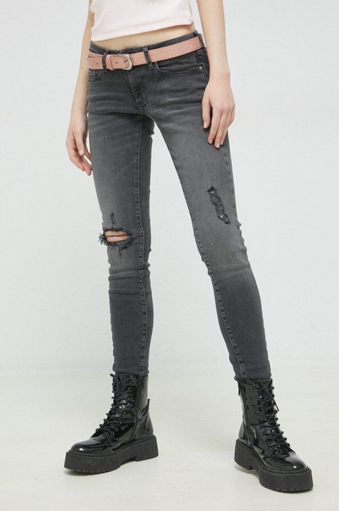 Джинси Tommy Jeans Sophie жіночі висока посадка колір сірий (3344732)
