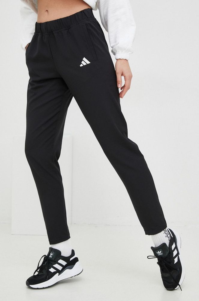 Штани для тренувань adidas Performance жіночі колір чорний однотонні (2955225)