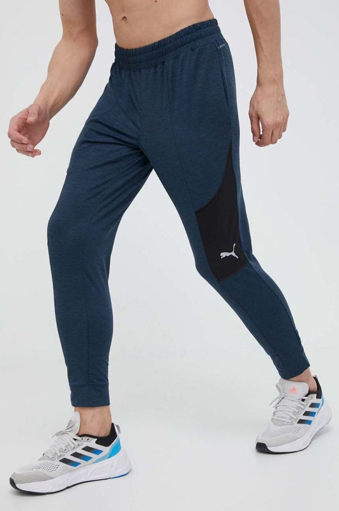 Спортивні штани Puma Cloudspun колір синій візерунок