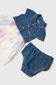 Сукня для немовлят Guess midi розкльошена колір блакитний