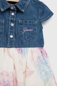 Сукня для немовлят Guess midi розкльошена колір блакитний