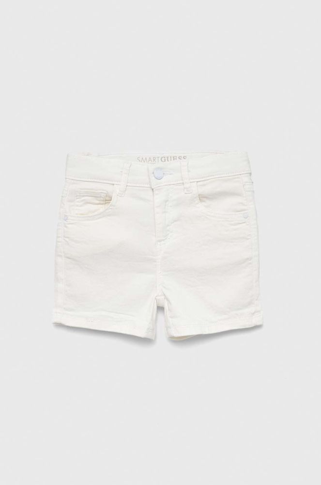 Дитячі шорти Guess колір чорний однотонні (2960065)
