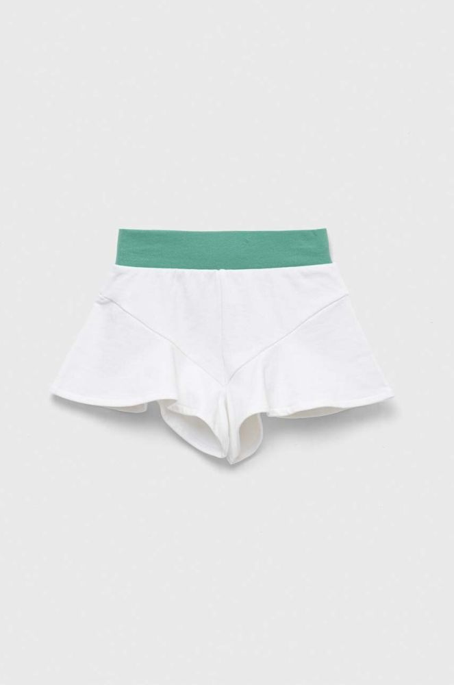 Дитячі шорти United Colors of Benetton колір білий однотонні (3171010)