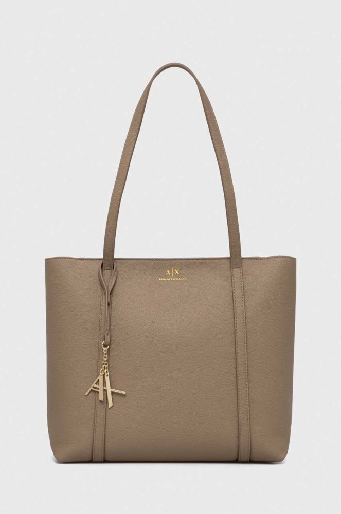 Сумочка Armani Exchange колір бежевий (3448038)
