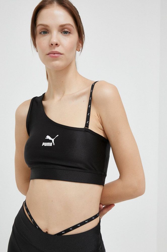 Спортивний топ Puma Dare To жіночий колір чорний