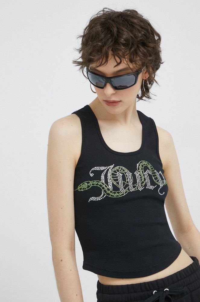 Топ Juicy Couture жіночий колір чорний (3083488)