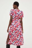 Сукня Answear Lab колір рожевий midi розкльошена (3261909)