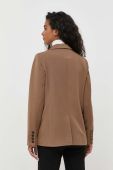 Піджак Silvian Heach колір коричневий двобортний однотонна (3521024)